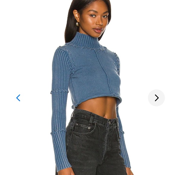 Lovers And Friends Sayla Crop Sweater size small - Picture 4 of 6